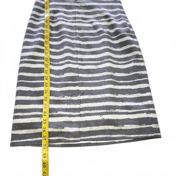 Ellen Tracy Women's Size 8 Black and White Striped Sheath Dress - Picture 10 of 10